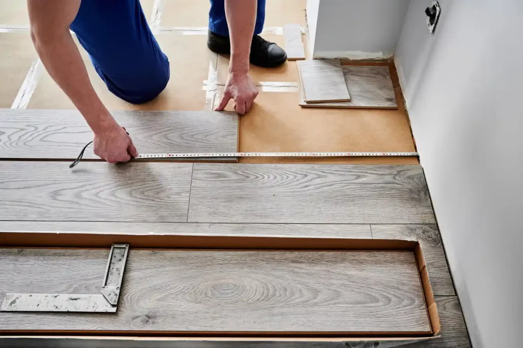 Durable and affordable luxury vinyl tile flooring in Walsall offering stylish designs suitable for bedrooms, kitchens, and bathrooms with professional installation