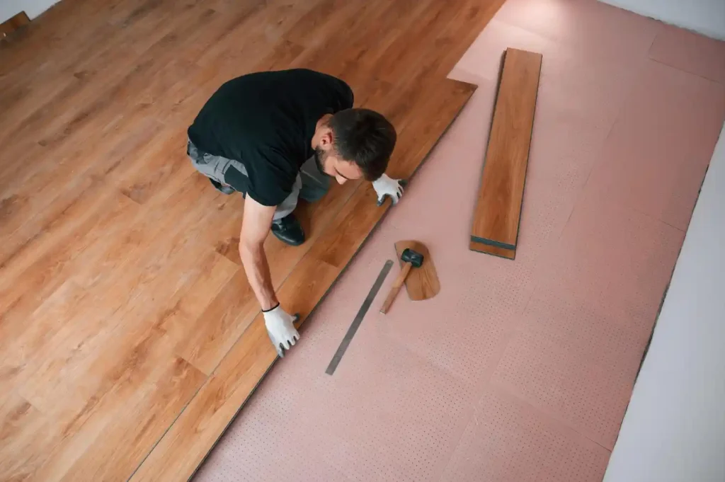 Stylish and durable luxury vinyl tile flooring offering a versatile, eco-friendly, and long-lasting solution for residential and commercial spaces
