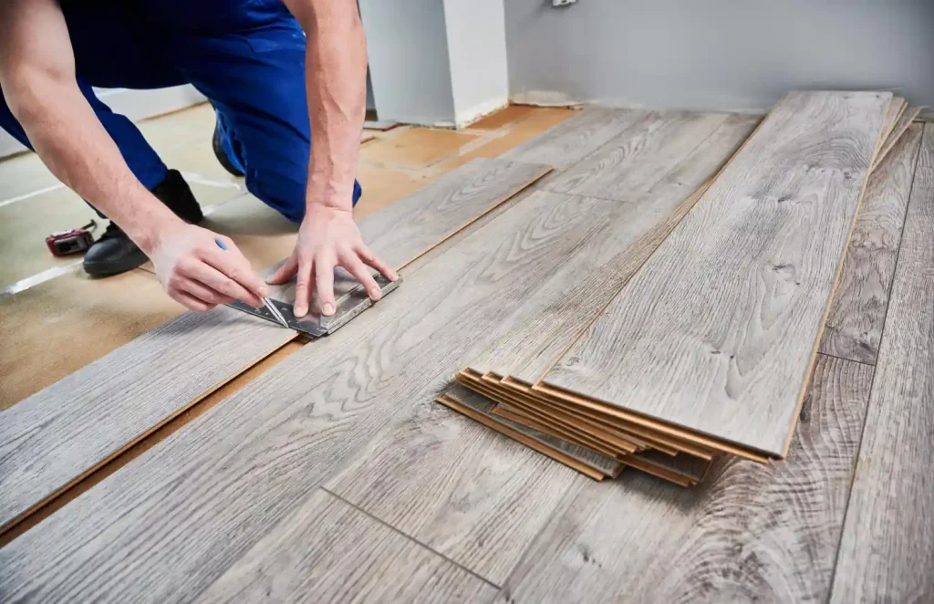 Professional flooring services in Redditch offering durable and stylish wood, laminate, and carpet flooring for residential and commercial spaces