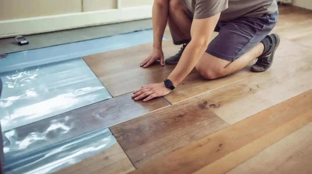 Affordable luxury vinyl tile flooring in Sutton Coldfield that mimics hardwood and stone, offering stylish, durable, and professional installation for homes