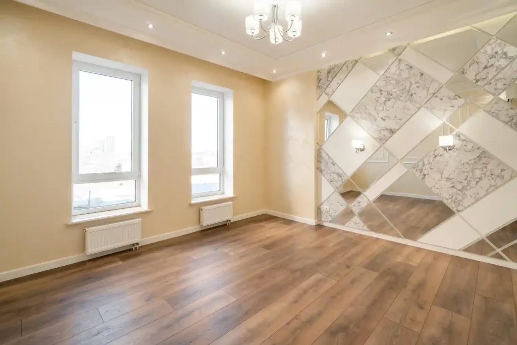 Durable and stylish laminate flooring installation for high-traffic areas like living rooms, kitchens, and hallways in Halesowen